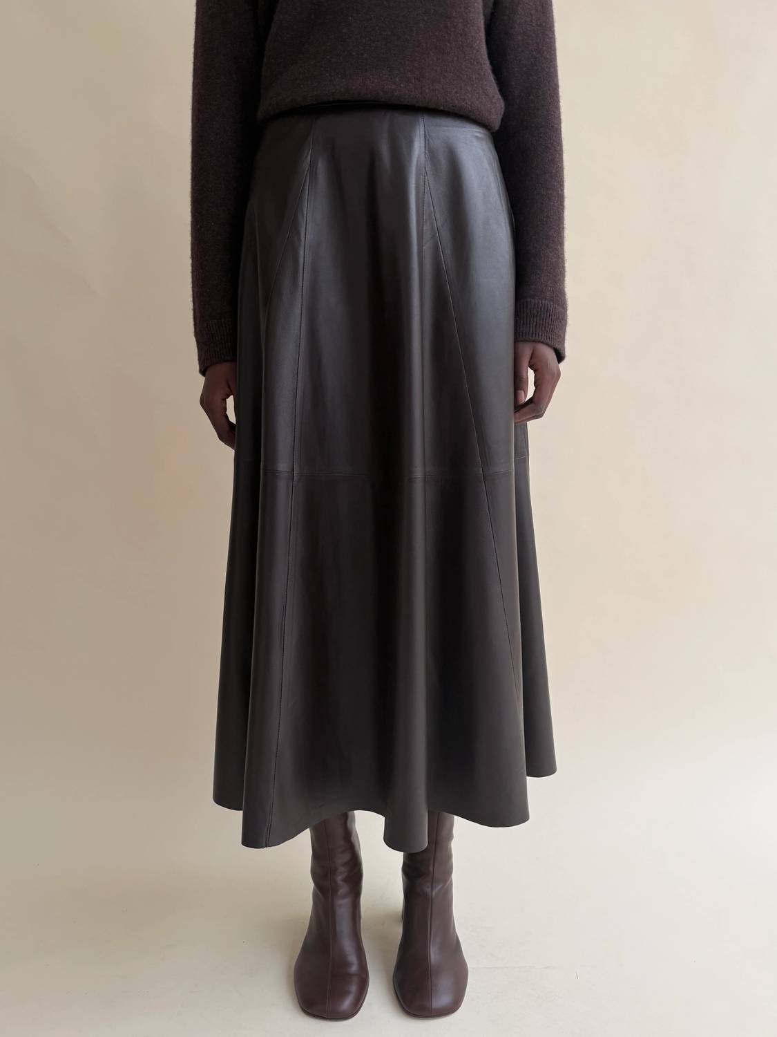 Eleni Lamb Easy Midi Skirt
