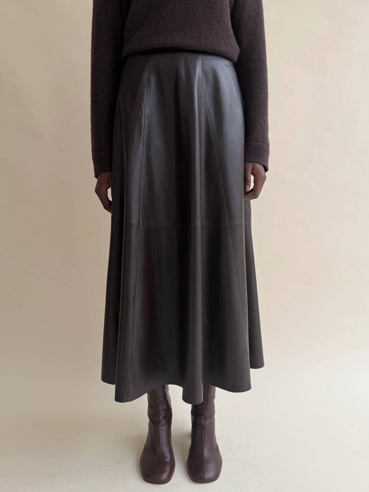 Eleni Lamb Easy Midi Skirt