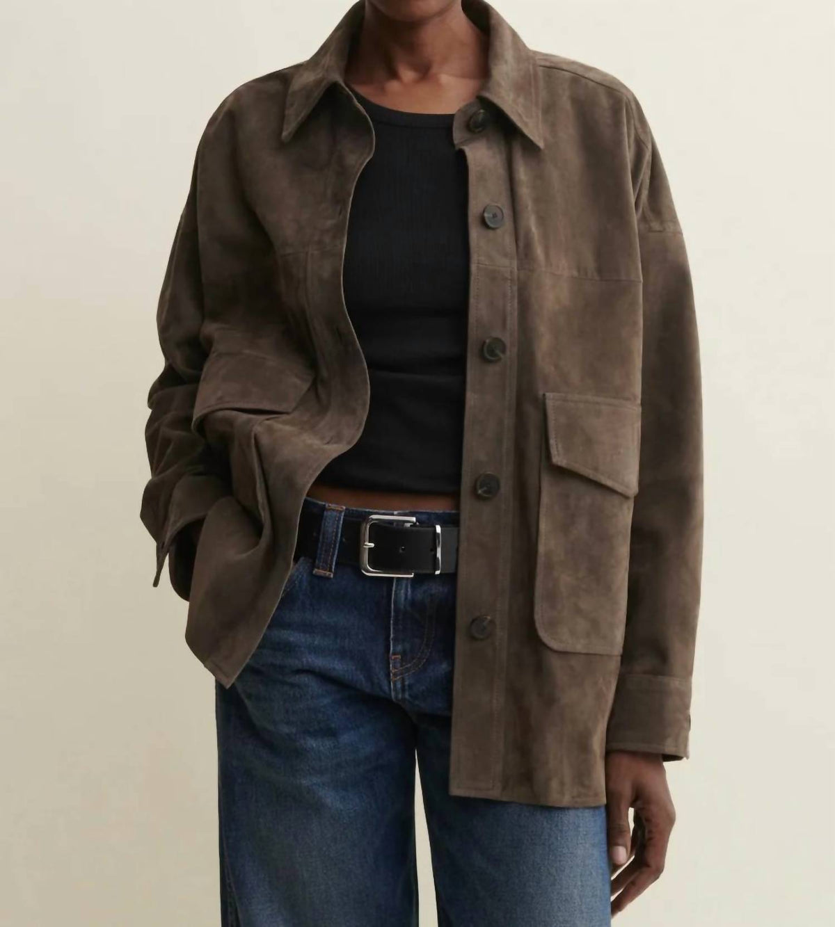 Kaylee Lamb Suede Jacket
