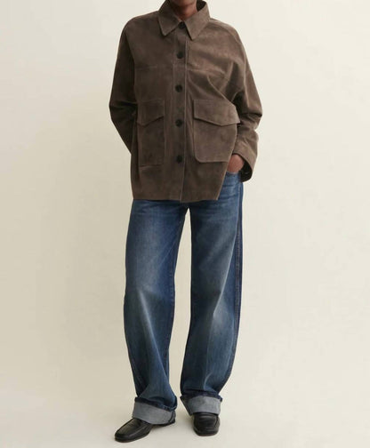 Kaylee Lamb Suede Jacket