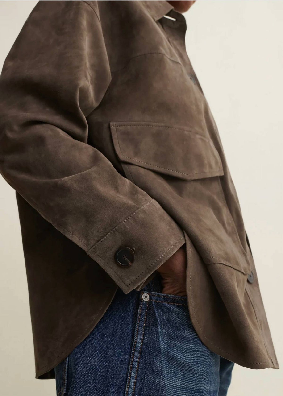 Kaylee Lamb Suede Jacket