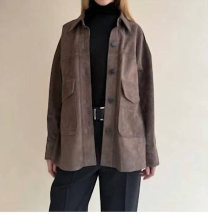 Kaylee Lamb Suede Jacket