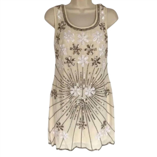 Maya Sequin Beaded Dress