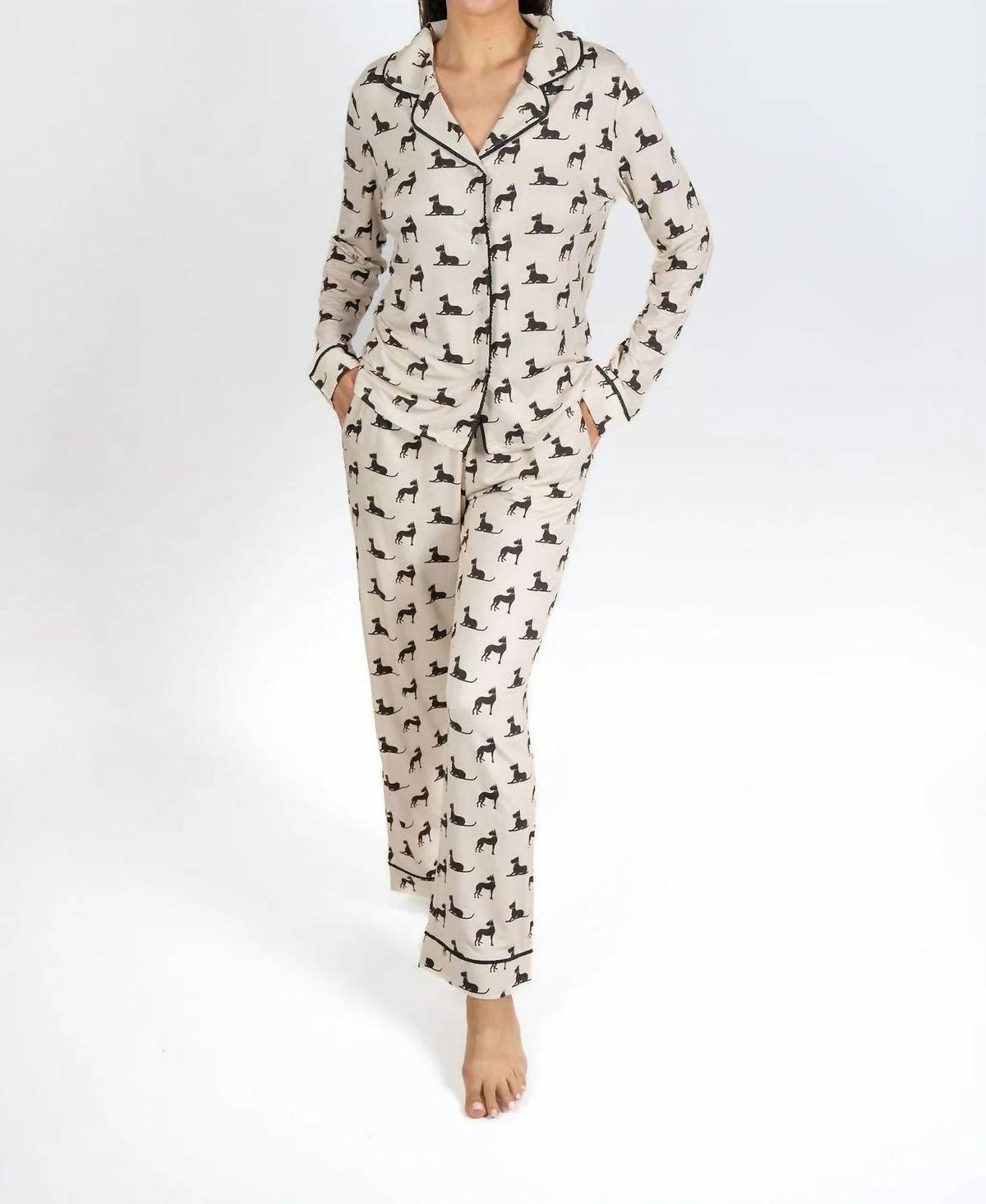 Grace Printed Long Pajama Set
