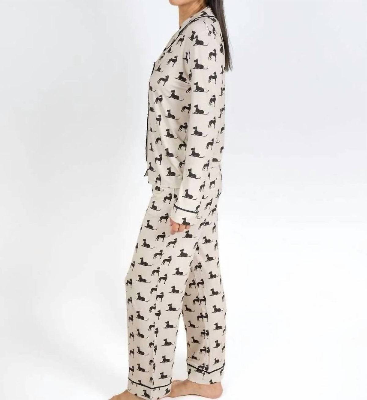 Grace Printed Long Pajama Set