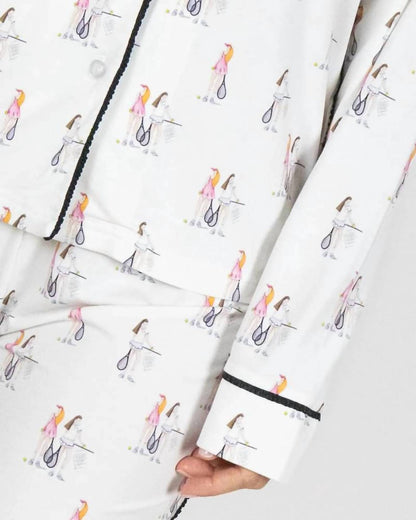 Jolene Long Printed Pajama Set