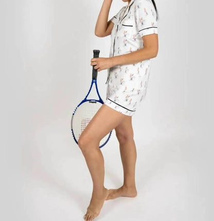 Jolene Short Printed Pajama Set