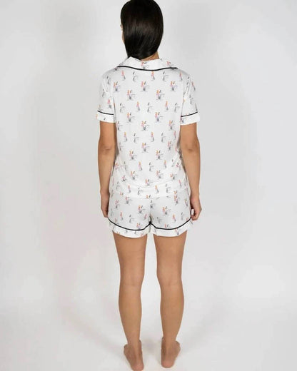 Jolene Short Printed Pajama Set