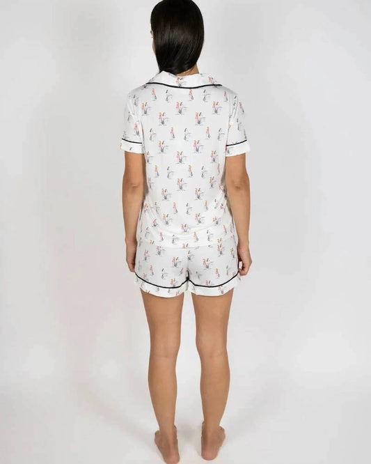 Jolene Short Printed Pajama Set
