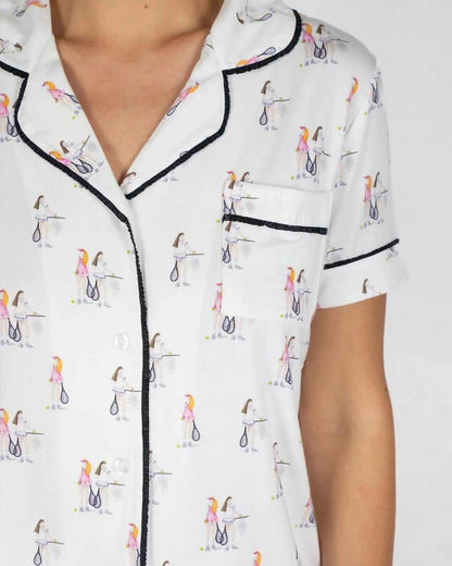 Jolene Short Printed Pajama Set