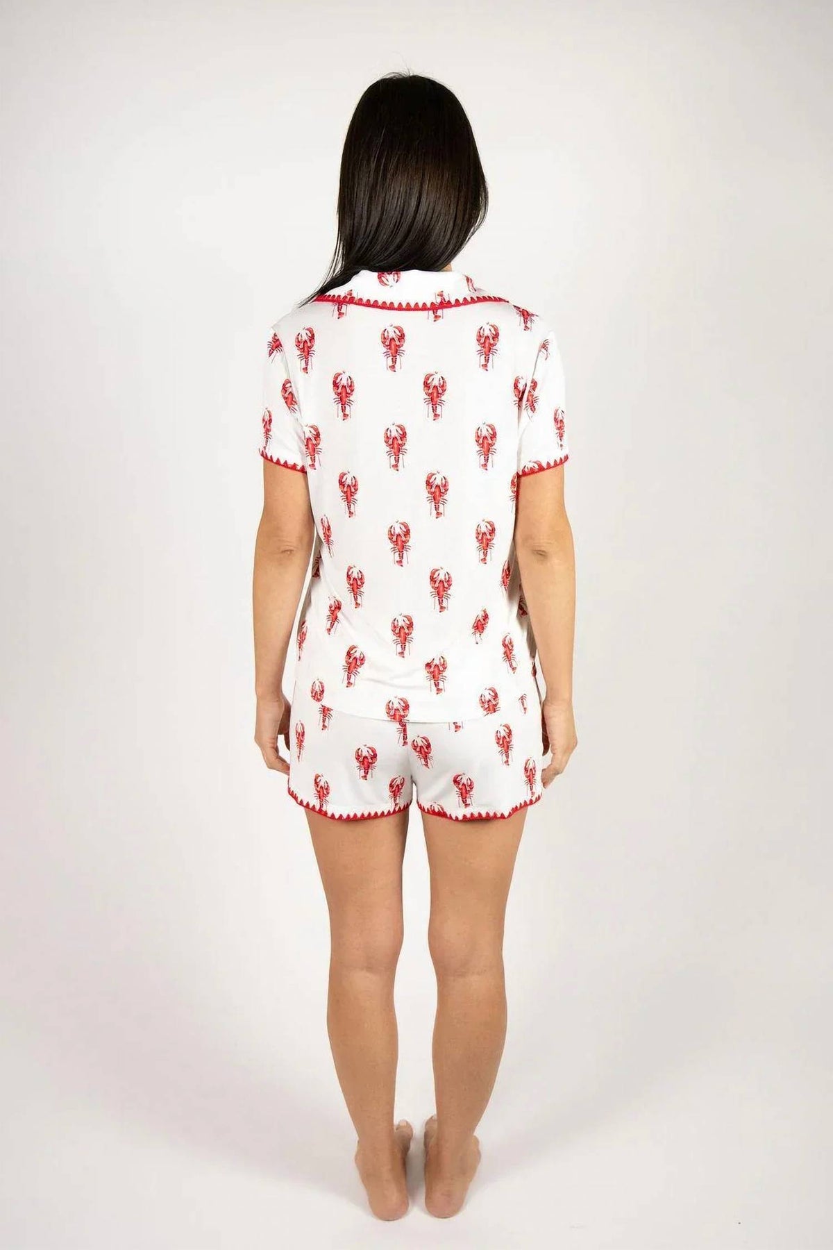 Stitched Short Pajama Set