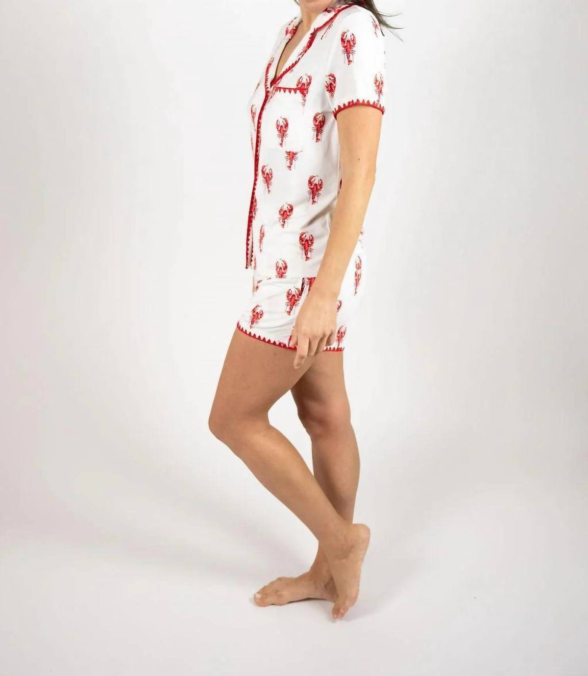 Stitched Short Pajama Set