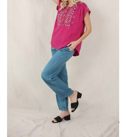 Little Miss Sunshine Embroidered Blouse