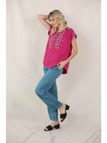 Little Miss Sunshine Embroidered Blouse