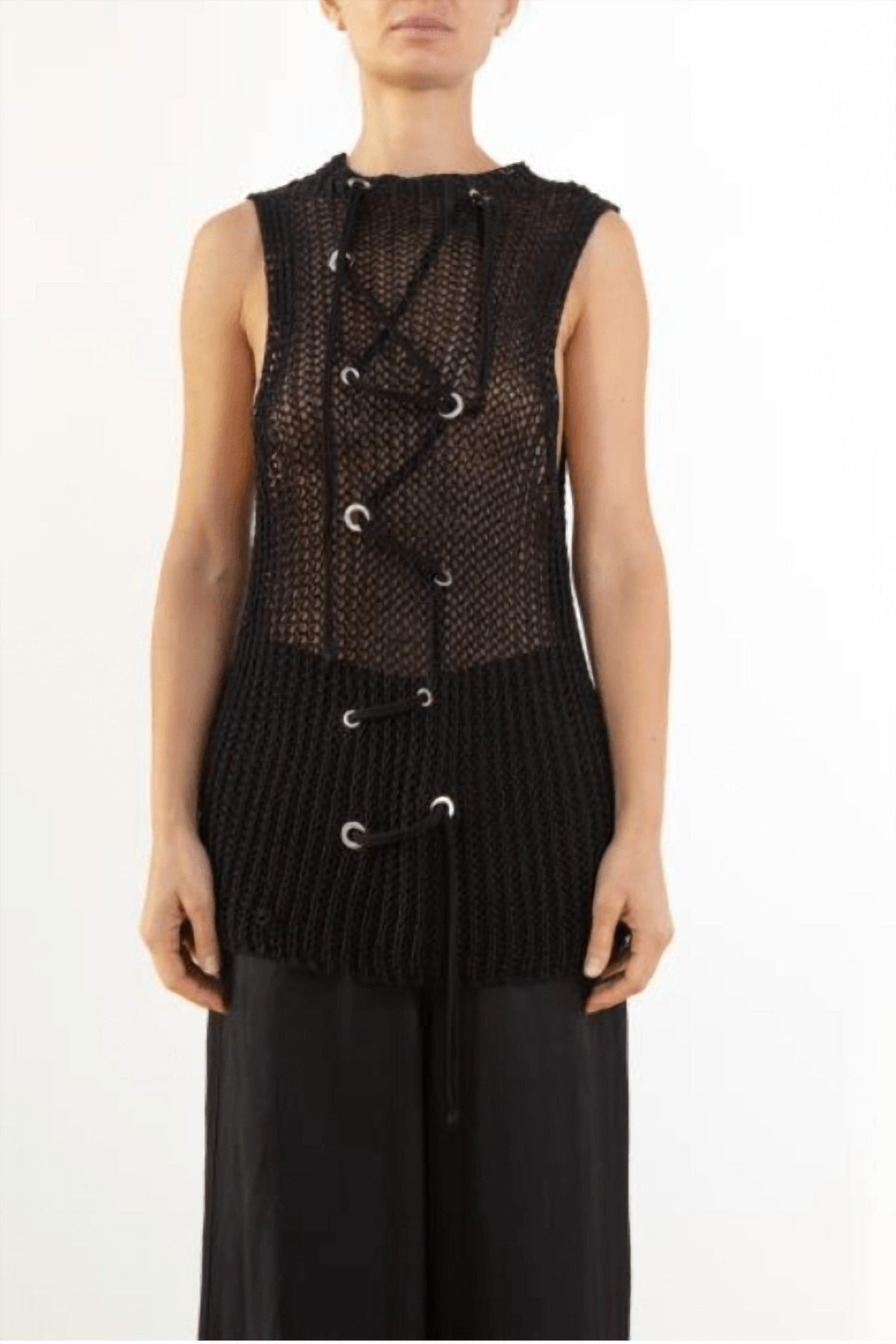 Knit Linen Tank Top