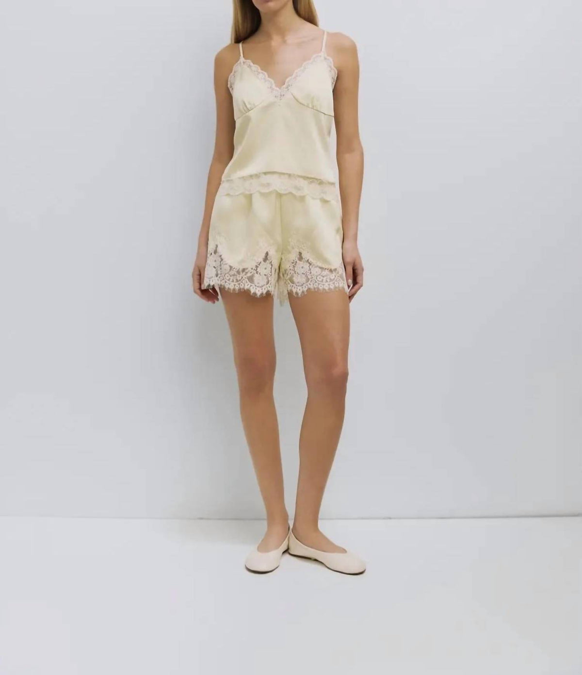 Josephine Lace Trim Tank Top