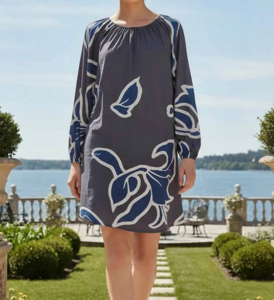 Balloon Sleeve A-Line Dress