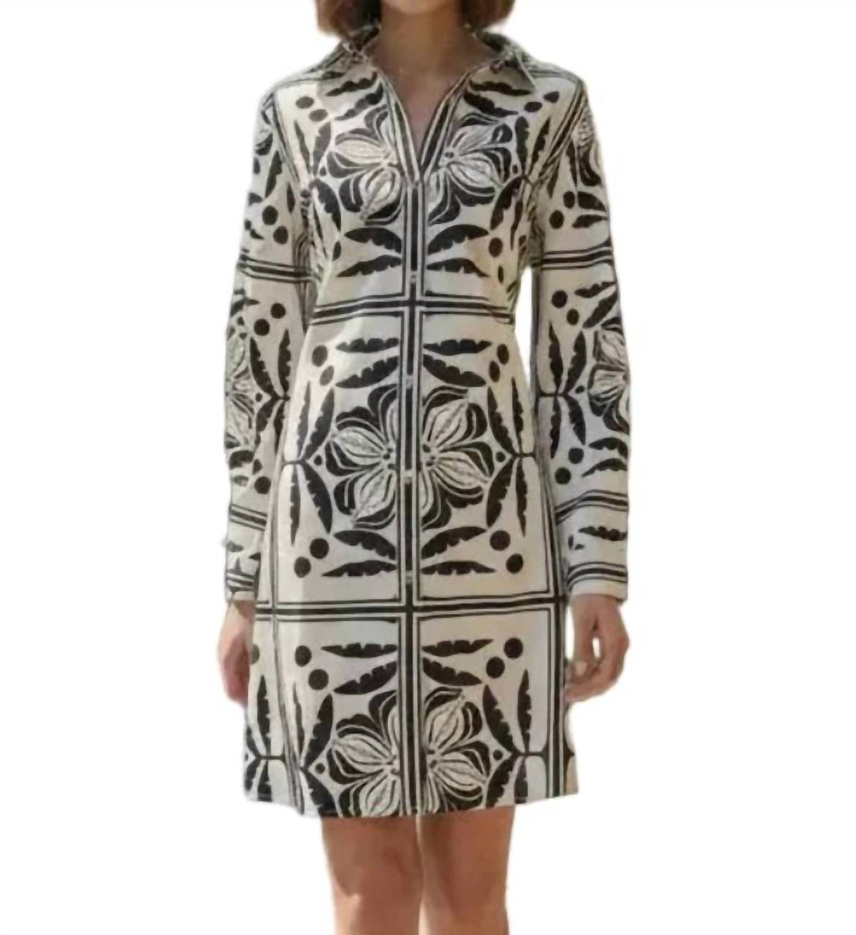Cotton Mini Shirtdress