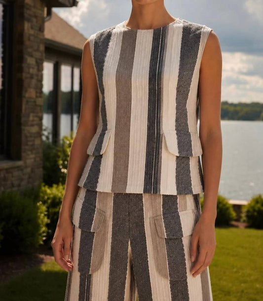 Textured Sleeveless Top