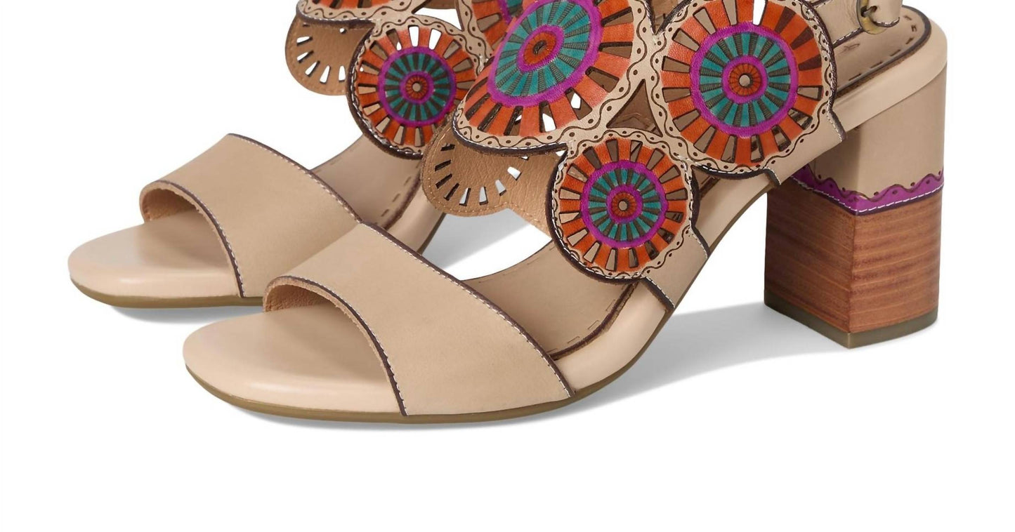 Women's Pinwheel Heeled Sandal
