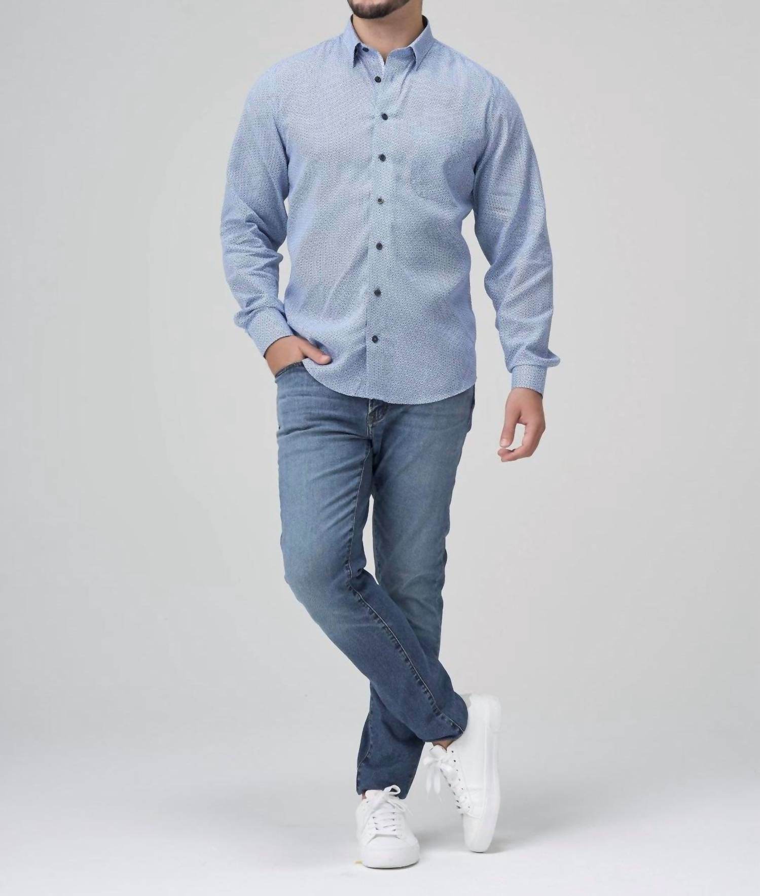 Leo Chevalier - Long Sleeve Button Down Non Iron Shirt - Rack Hunt -