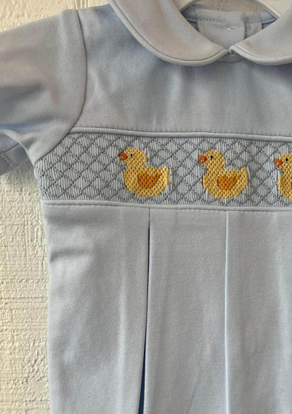 Zuccini Kids - Baby's Smocked Duck Romper - Rack Hunt