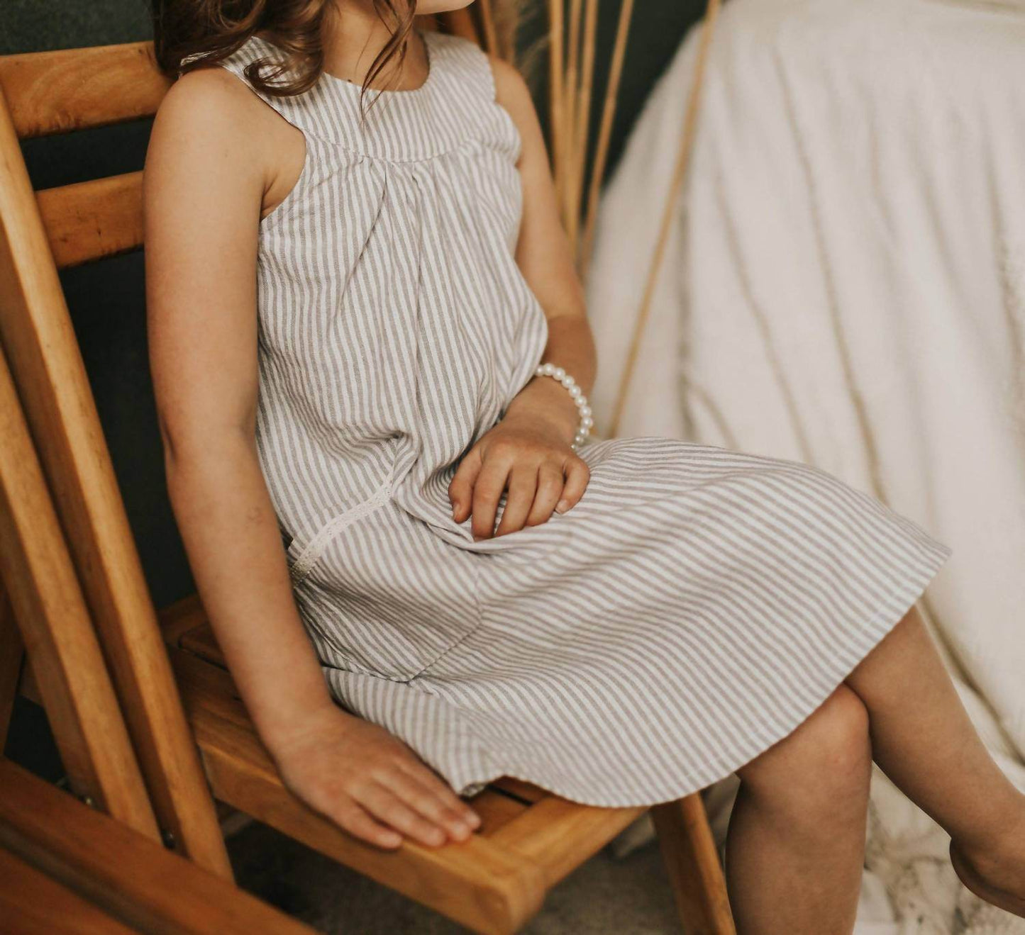 Tate & Adele - Yoke Dress With Pockets - Rack Hunt -