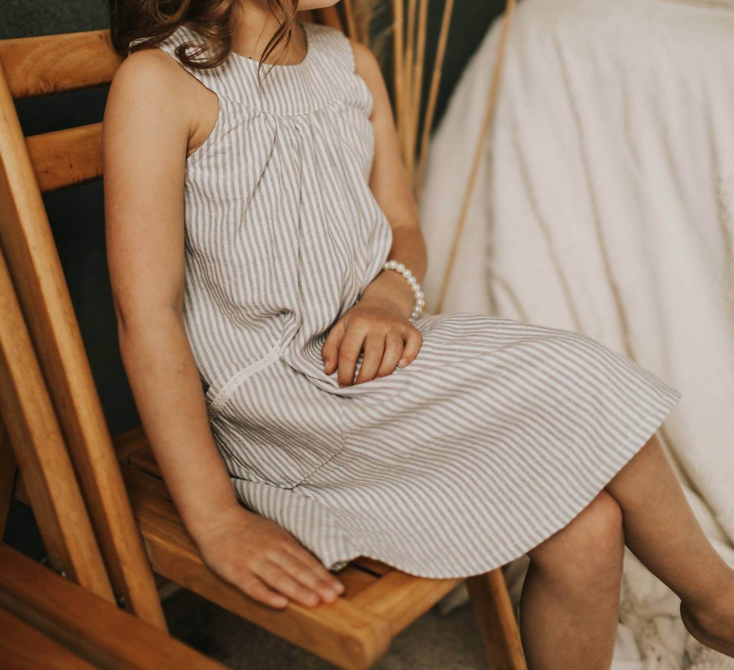 Tate & Adele - Yoke Dress With Pockets - Rack Hunt -