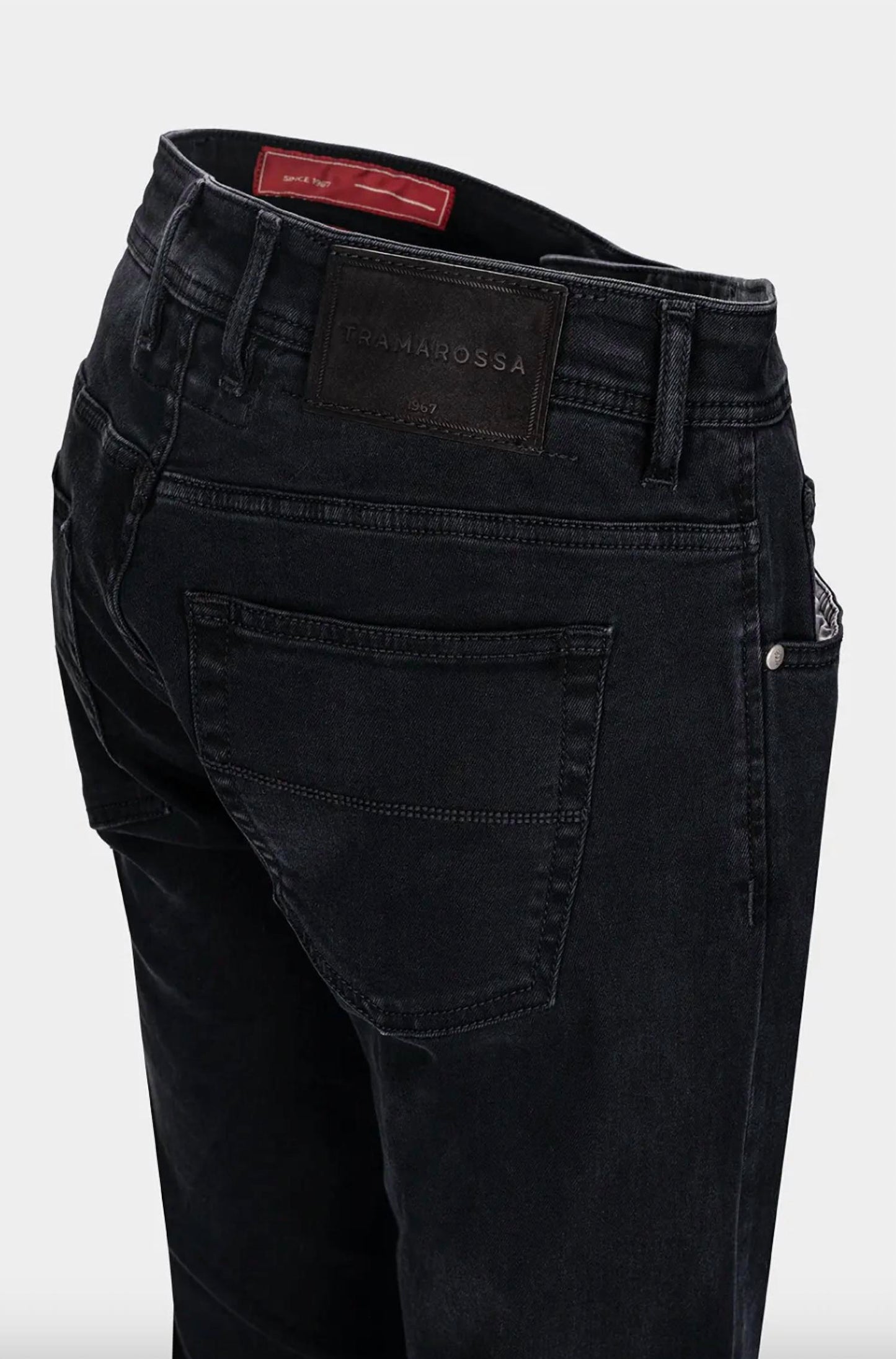 Men's Leonardo Stretch Denim Slim Straight Leg Jeans