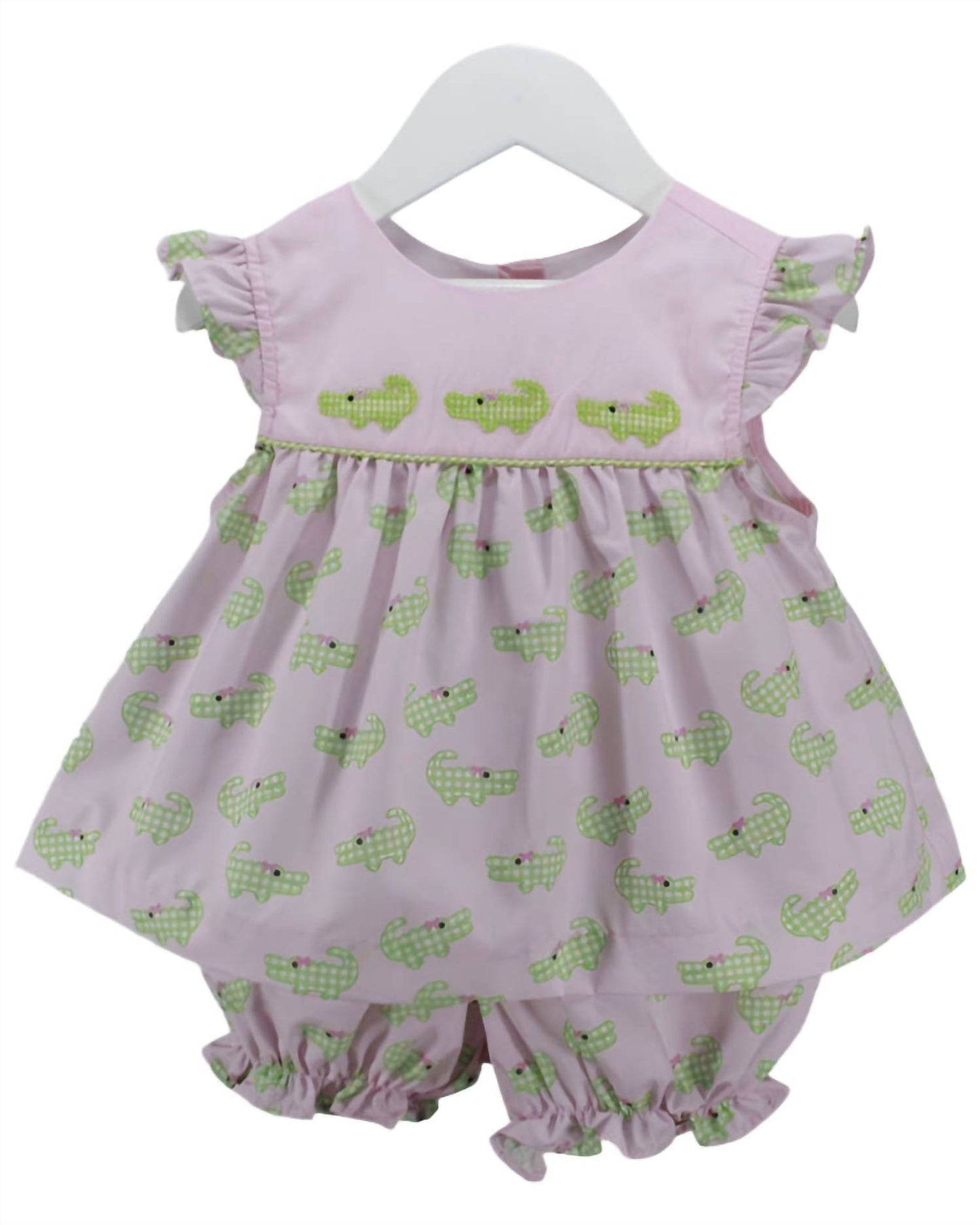 Charming Little One - Baby Crocodile Print Mary Set - Rack Hunt -