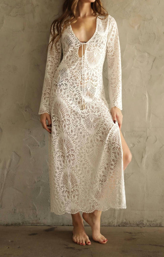 Lanai Lace Maxi Coverup Dress