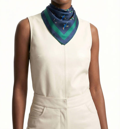 Women's Freedom Wings Double Sided Silk Scarf
