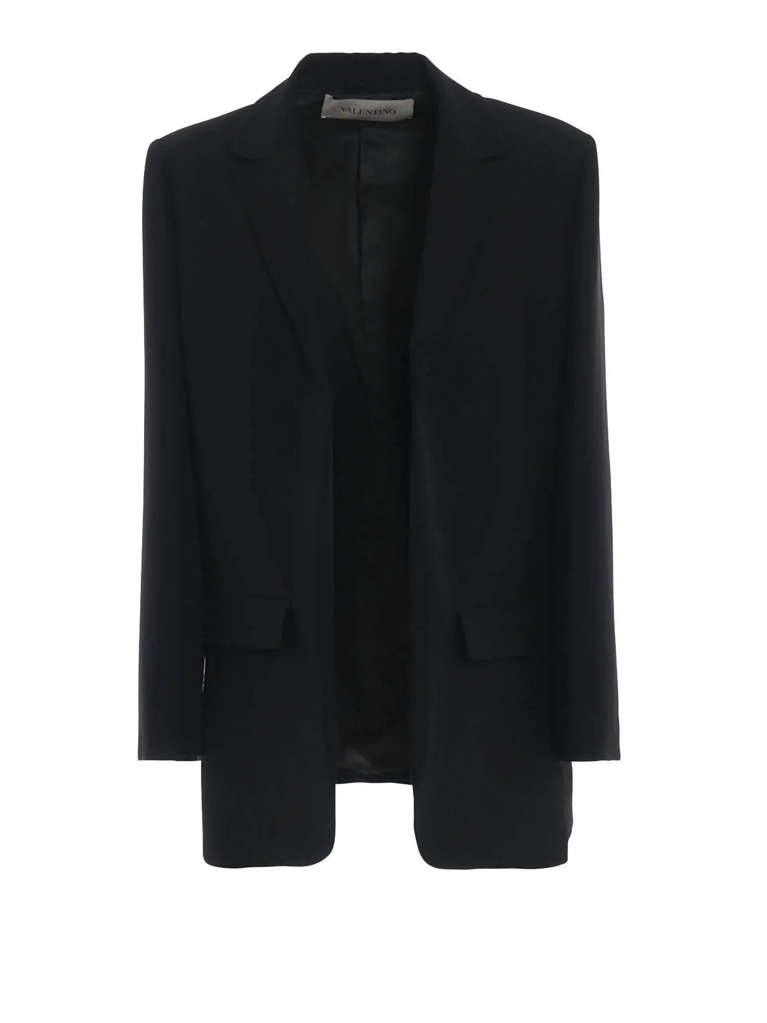 Valentino - Crepe Cady Open Front Tailored Blazer - lifestyle view - Rack Hunt