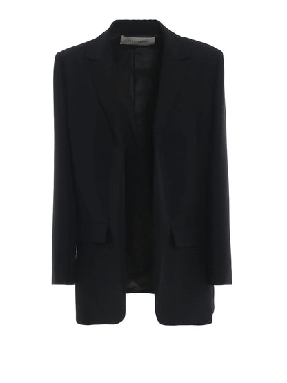 Valentino - Crepe Cady Open Front Tailored Blazer - lifestyle view - Rack Hunt