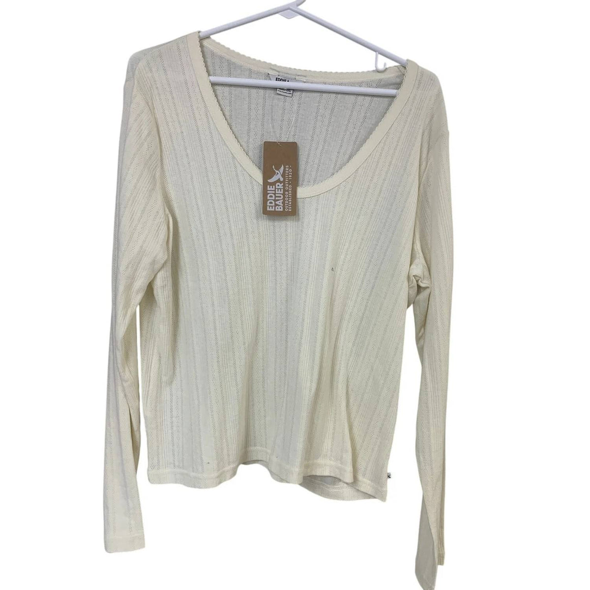 Women's Perfect Pointelle Long Sleeve Shirts Set - Plus