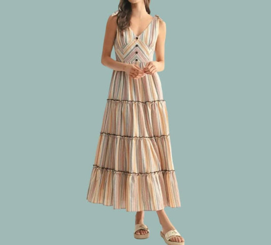 Camellia Women's The Urban Escape Maxi Dress in Multicolor