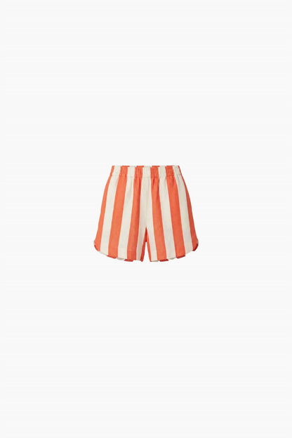 Linen Atriped Shorts