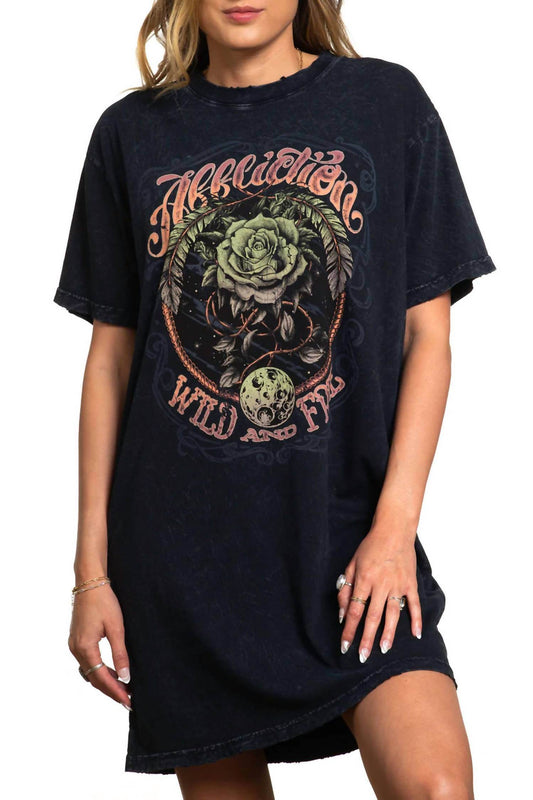 Affliction - Cosmic Wild Short Sleeve Shirt Dress - Rack Hunt -