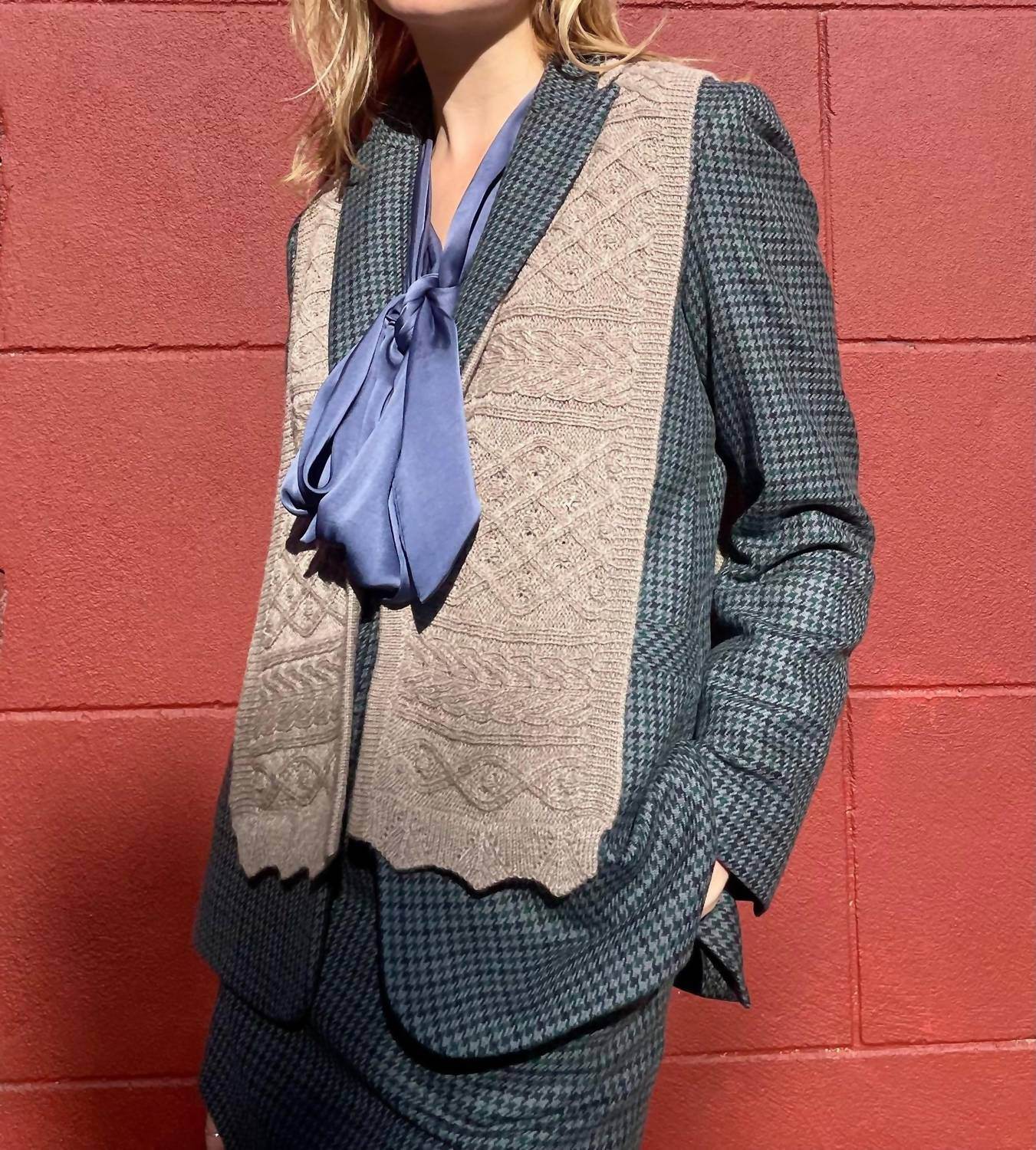 Rose Velvet - Patrice Baby Alpaca Dickie Sweater - Rack Hunt -