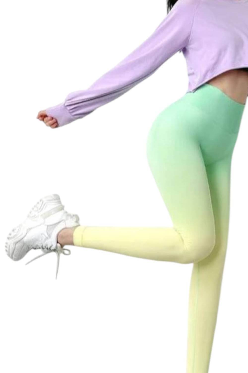 Rockstar Peach - Ode to Ombre Sculpting Leggings - Rack Hunt -