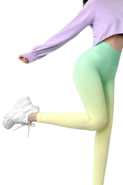 Rockstar Peach - Ode to Ombre Sculpting Leggings - Rack Hunt