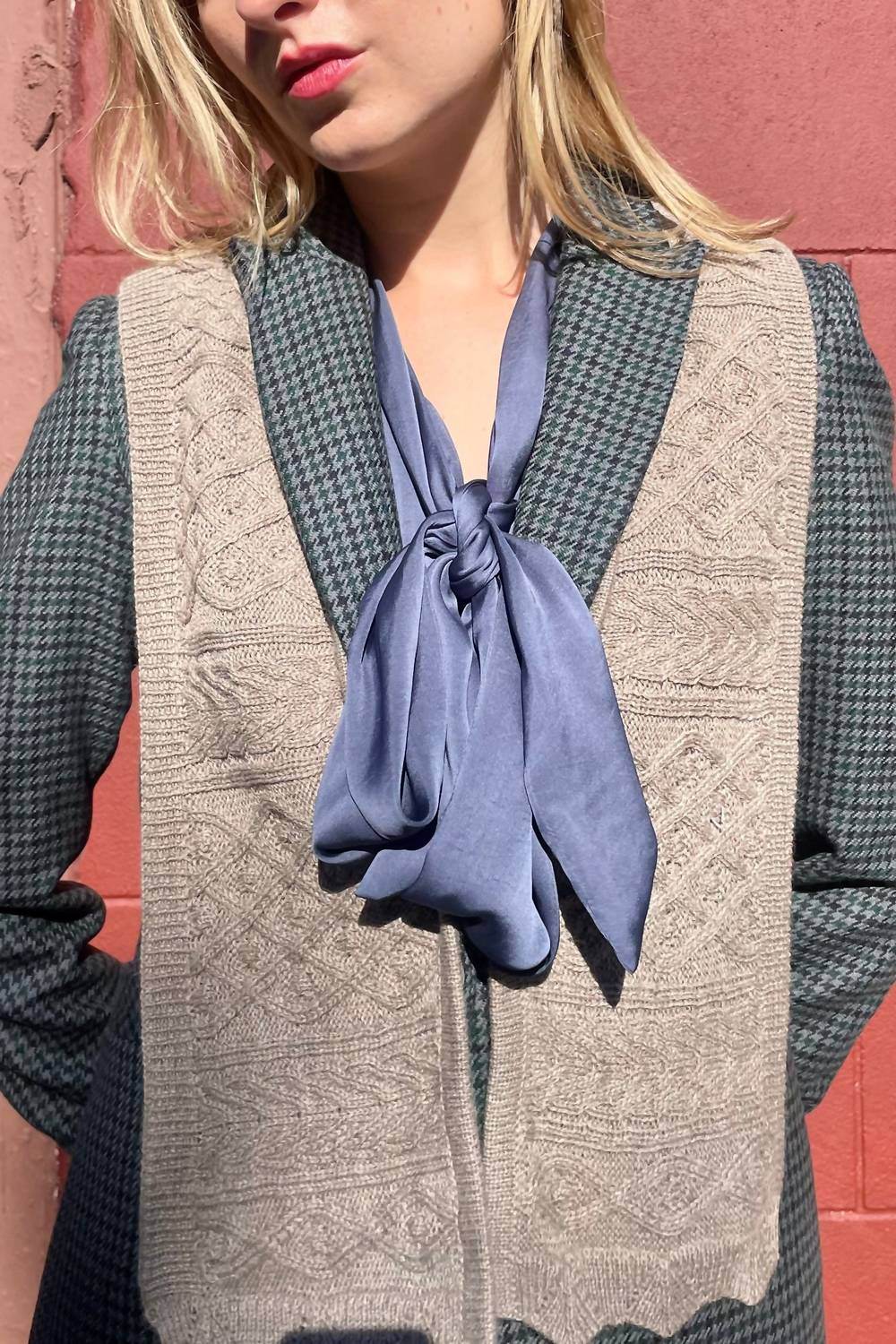 Rose Velvet - Patrice Baby Alpaca Dickie Sweater - Rack Hunt -