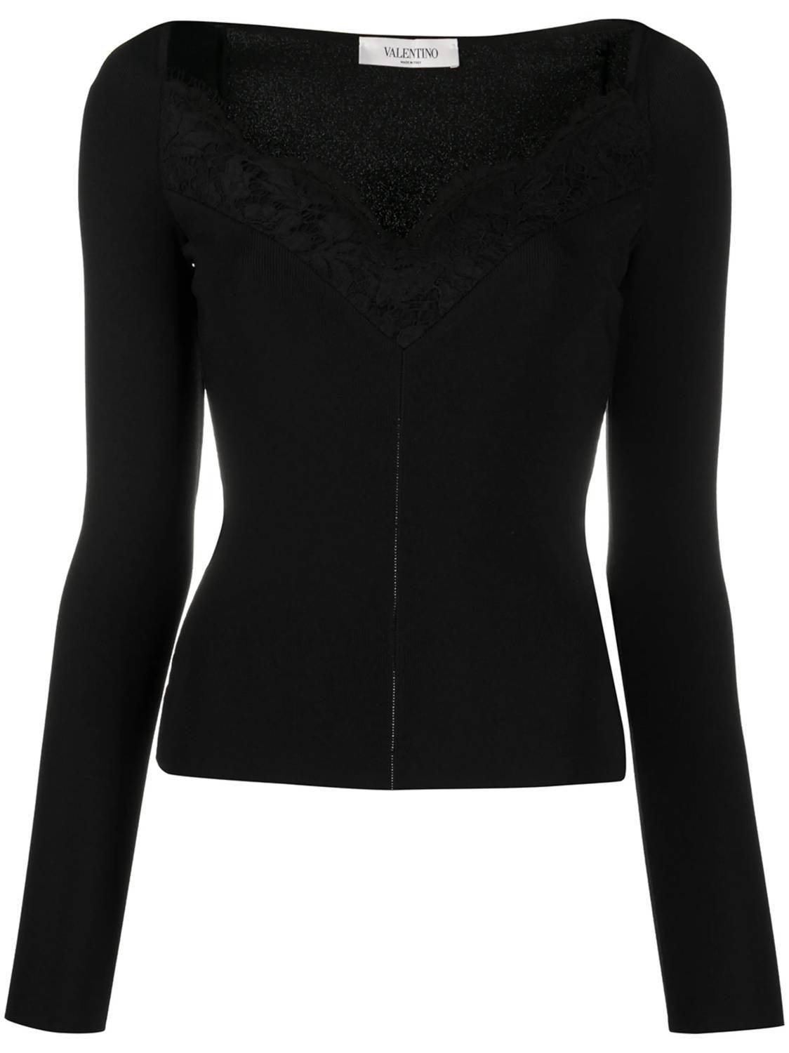 Valentino - Viscose Blend Lace Sweater - Rack Hunt