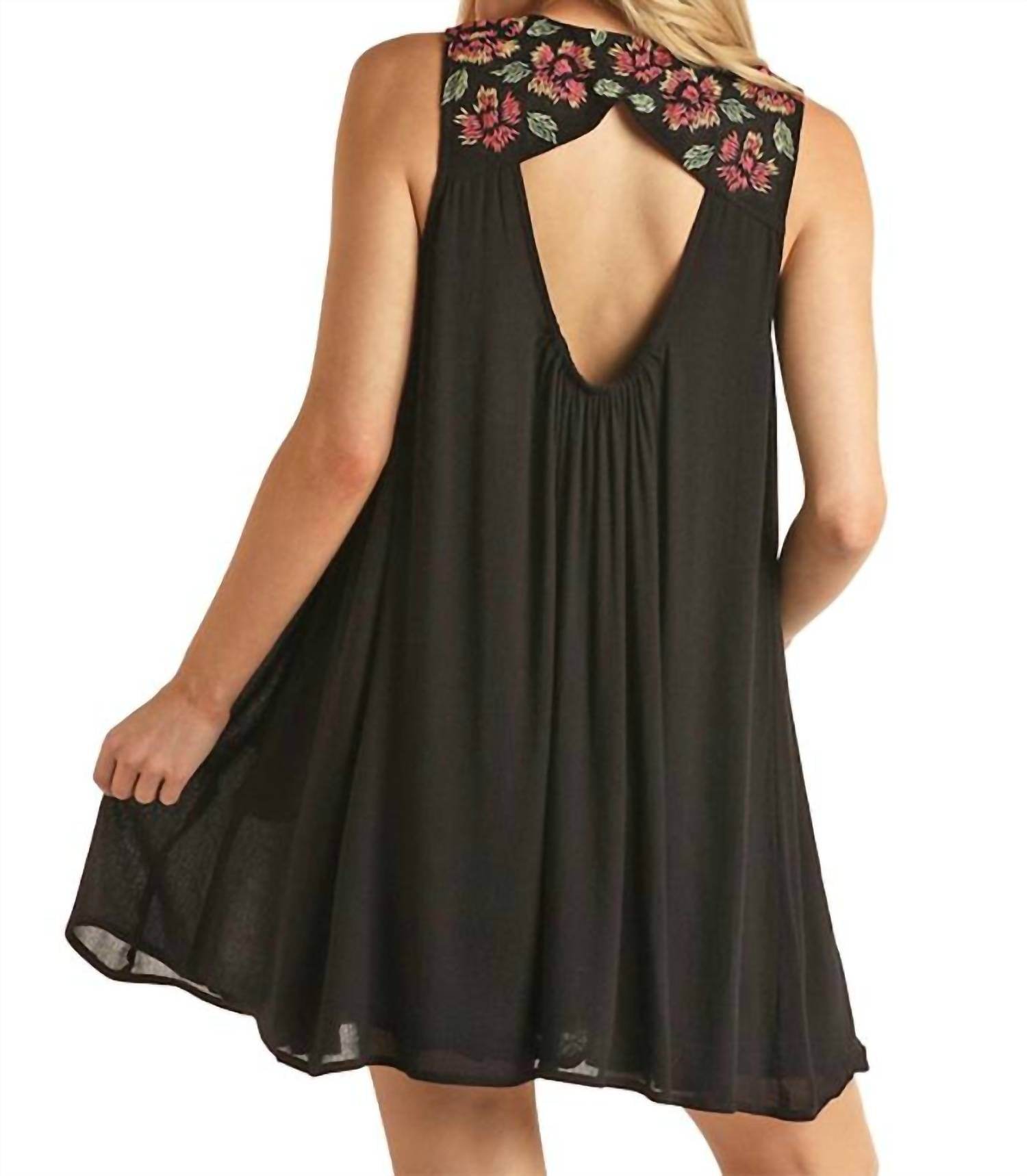 Rock & Roll Cowgirl - Floral Embroidered Dress - Rack Hunt