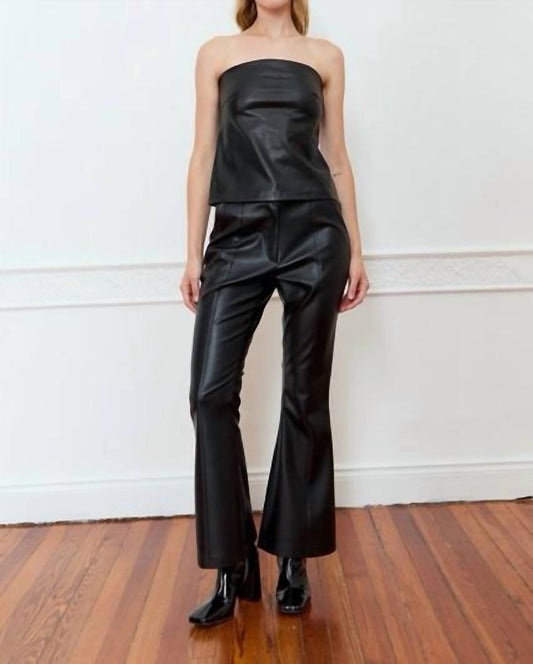 Morus Strapless Satiny Top