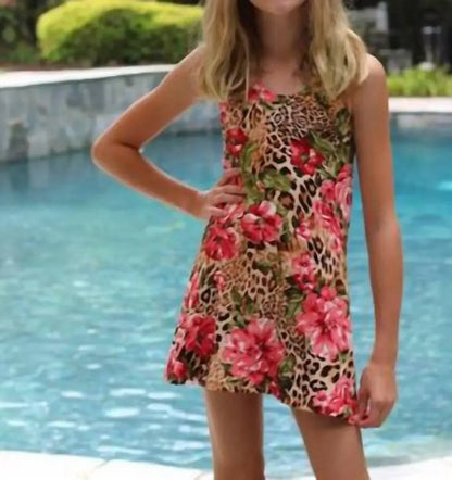 Les Tout Petits - Leopard Rose Halter Dress - Rack Hunt