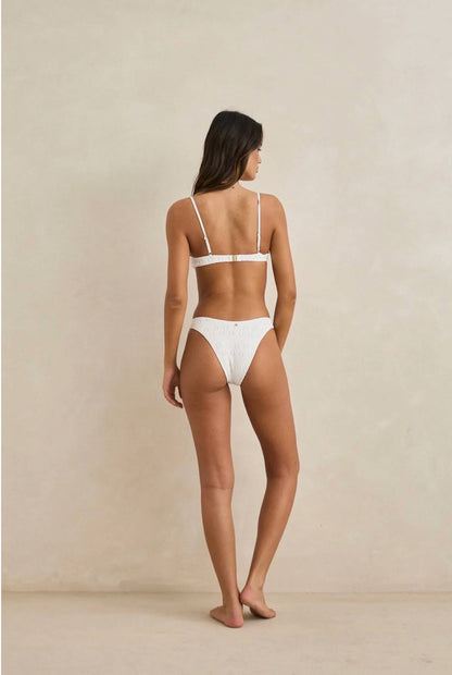 Gigi Textured Bikini Bottom