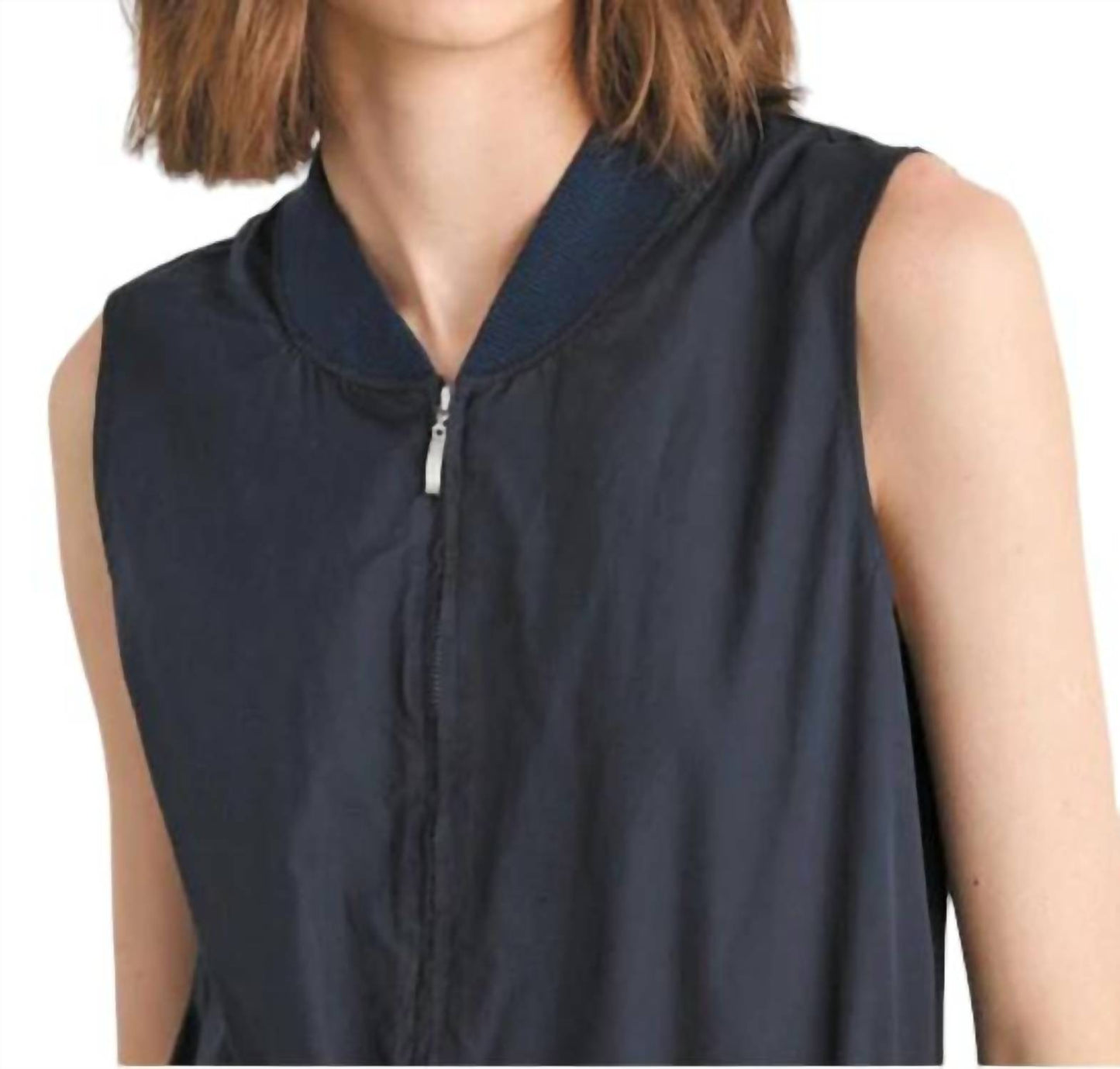 Sleeveless Zip Up Jumpsuit