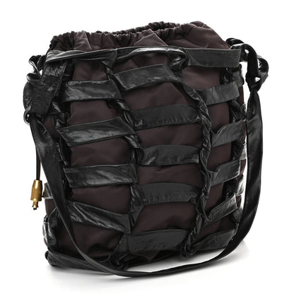 Women's Cowhide Crossbody Bucket Bag