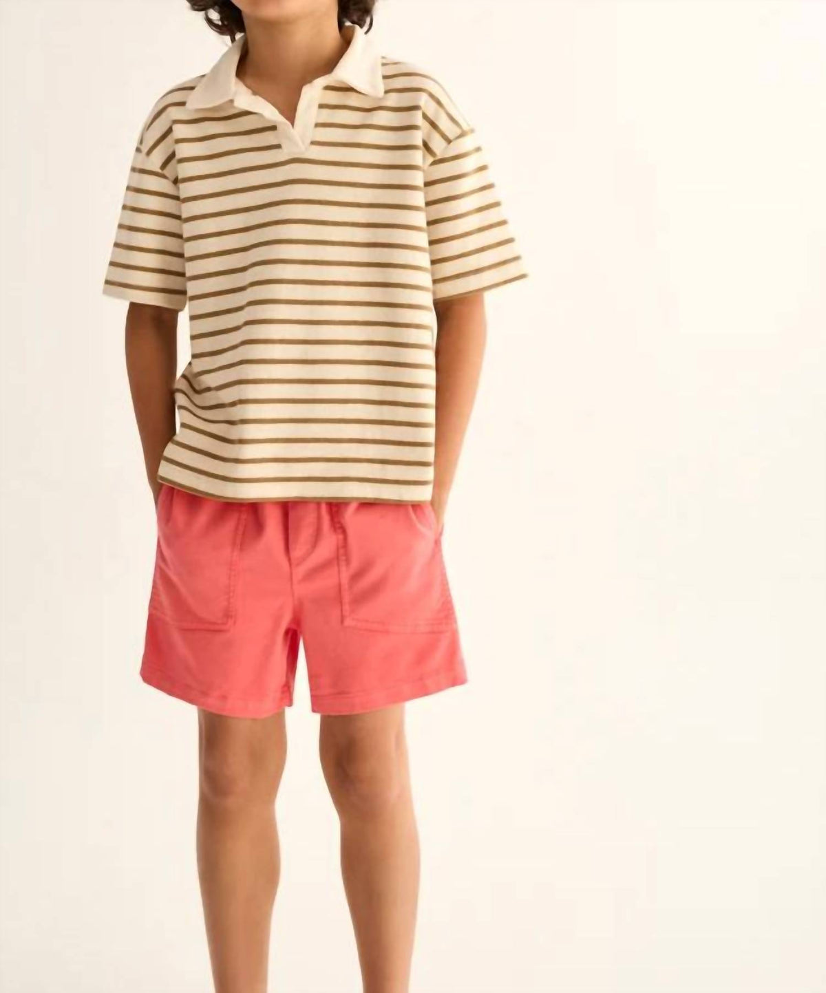 Boys Double-faced Polo T-shirt